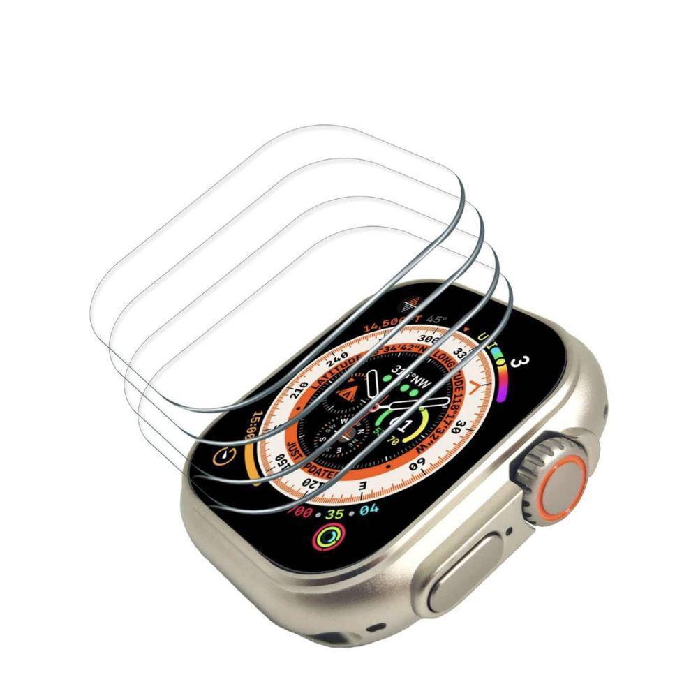 4 Pack of Glass Screen Protectors for Apple Watch Ultra 49mm